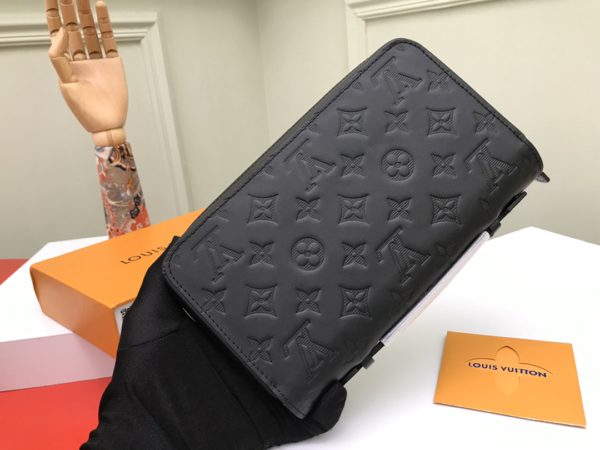 Louis Vuitton Embossed Zippy XL Wallet – Black - Image 2