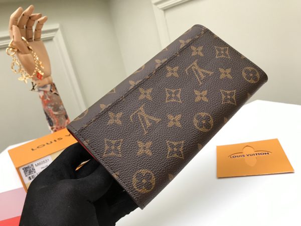 Louis Vuitton Envelope-Style Wallet – Big Red - Image 2
