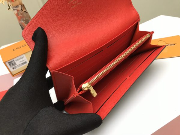 Louis Vuitton Envelope-Style Wallet – Big Red - Image 3