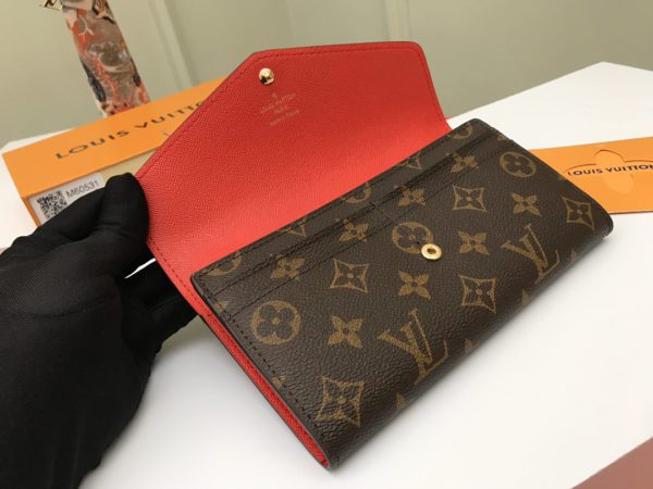 Louis Vuitton Envelope-Style Wallet – Big Red - Image 4