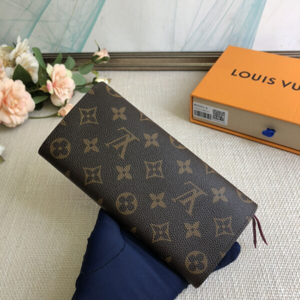 Louis Vuitton Doudou Emilie Wallet - Purple Red - Image 4
