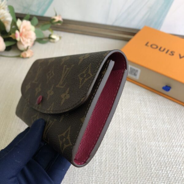 Louis Vuitton Doudou Emilie Wallet - Purple Red - Image 5