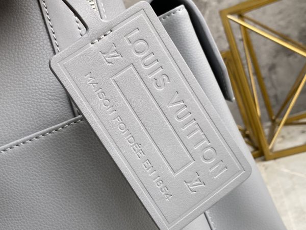 Louis Vuitton Full Leather Backpack Series - Gray - Image 2
