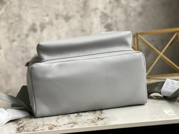 Louis Vuitton Full Leather Backpack Series - Gray - Image 4