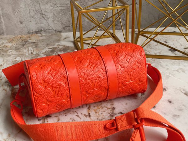 Louis Vuitton Men's Pillow Keepall 25 Handbag - Orange - Image 3