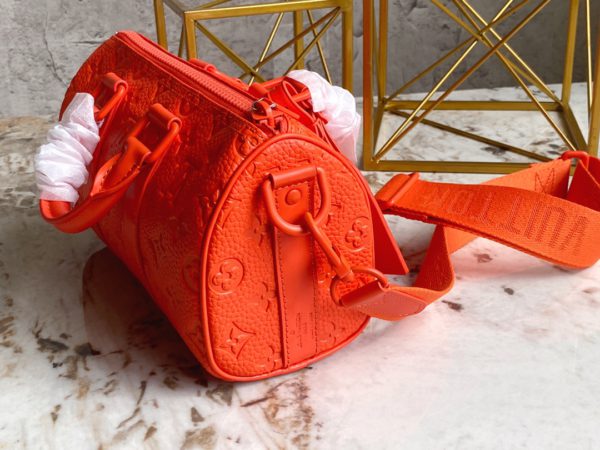 Louis Vuitton Men's Pillow Keepall 25 Handbag - Orange - Image 5