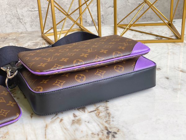 Louis Vuitton Men's TRIO Messenger Bag - Purple - Image 3