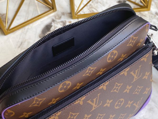 Louis Vuitton Men's TRIO Messenger Bag - Purple - Image 2