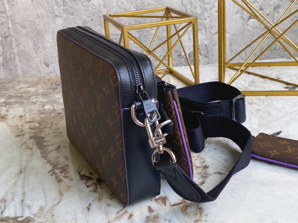 Louis Vuitton Men's TRIO Messenger Bag - Purple - Image 4