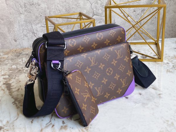 Louis Vuitton Men's TRIO Messenger Bag - Purple - Image 5