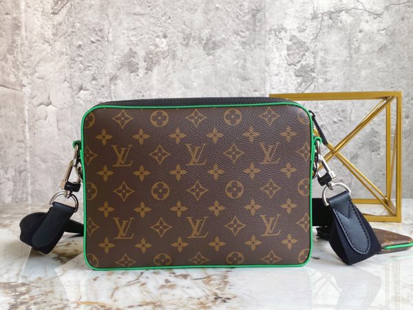 Louis Vuitton Men's TRIO Messenger Bag - Green - Image 4