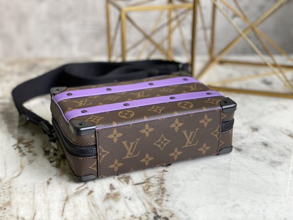 Louis Vuitton HANDLE SOFT TRUNK Men's Messenger Bag - Purple - Image 4