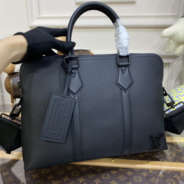 Louis Vuitton Men's Armand Small Briefcase - Black - Image 3