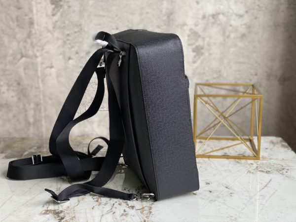 Louis Vuitton Cross-Pattern Full Leather Briefcase Backpack - Image 5