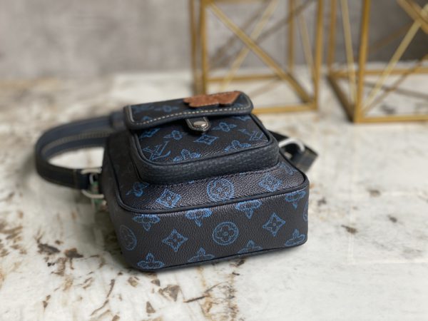 Louis Vuitton Men's Christopher Mini Handbag - Blue - Image 3