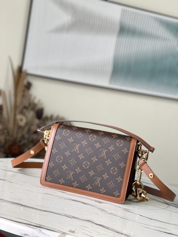 Louis Vuitton Classic Dauphine Small Handbag - Brown - Image 4