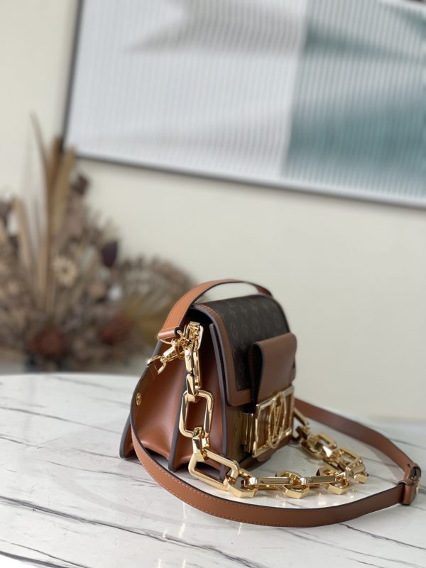 Louis Vuitton Classic Dauphine Small Handbag - Brown - Image 5