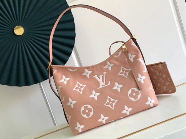 Louis Vuitton CarryAll Medium-Sized Handbag - Pink - Image 4
