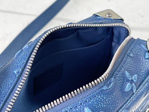 Louis Vuitton Mini Soft Trunk Handbag - Blue - Image 2