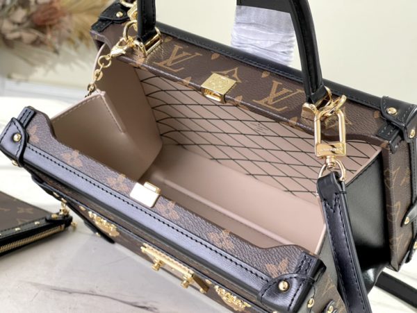 Louis Vuitton Monogram Canvas Petite Malle V Top-Handle Bag - Image 3