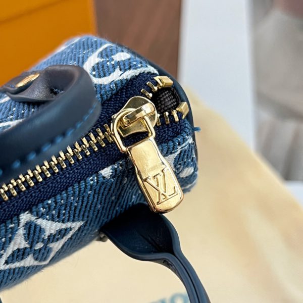 Louis Vuitton Mini Denim Pillow Bag Pendant - Image 3