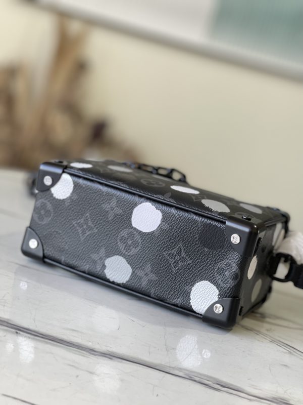 Louis Vuitton Mini Soft Trunk Chain Bag - Black - Image 4