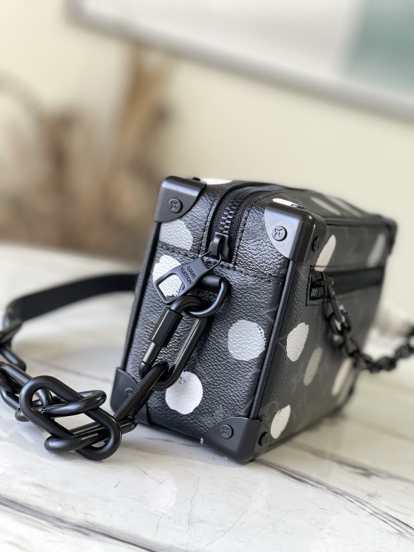 Louis Vuitton Mini Soft Trunk Chain Bag - Black - Image 5