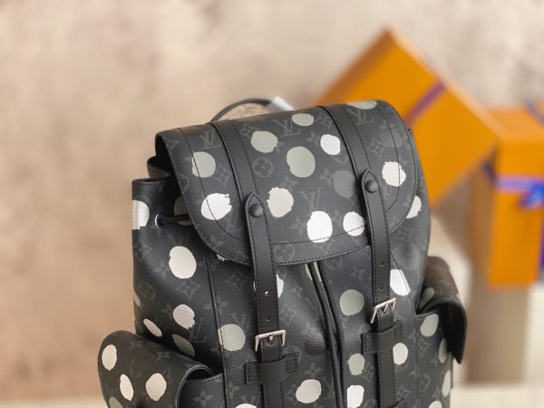 Louis Vuitton Christopher Small Backpack - Black - Image 5