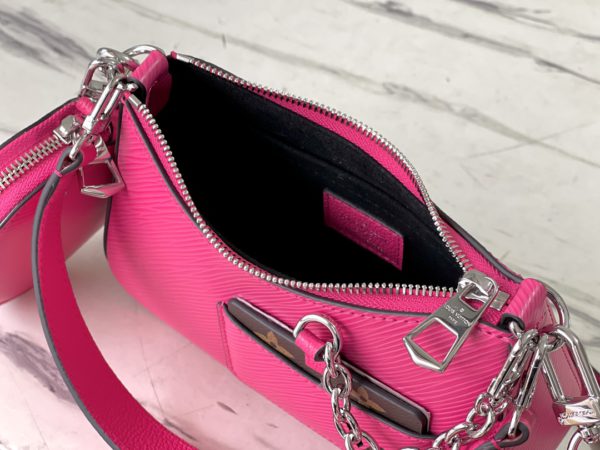 Louis Vuitton Marellini Handbag - Pink - Image 5