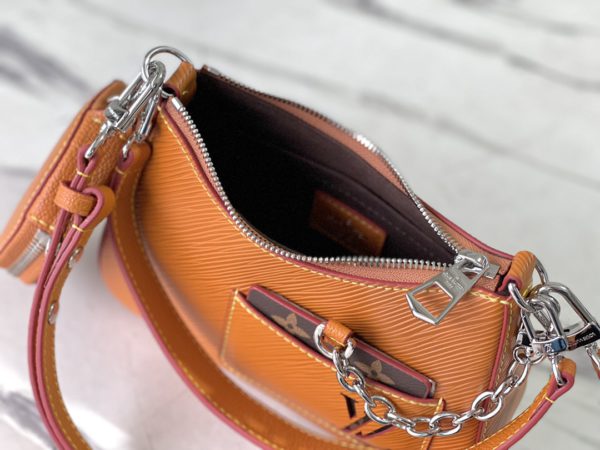 Louis Vuitton Marellini Handbag - Orange - Image 4