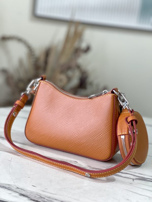Louis Vuitton Marellini Handbag - Orange - Image 5