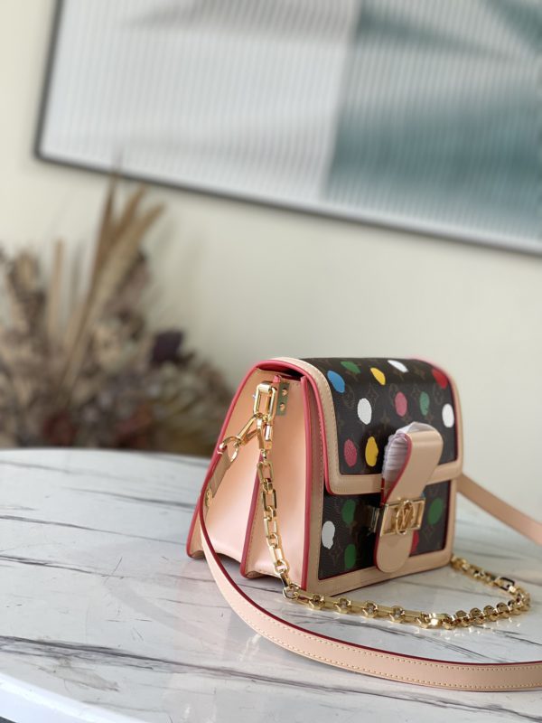 Louis Vuitton LV x YK Dauphine Medium Handbag - Image 3