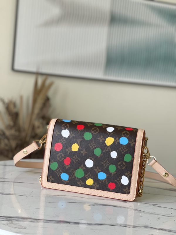 Louis Vuitton LV x YK Dauphine Medium Handbag - Image 5