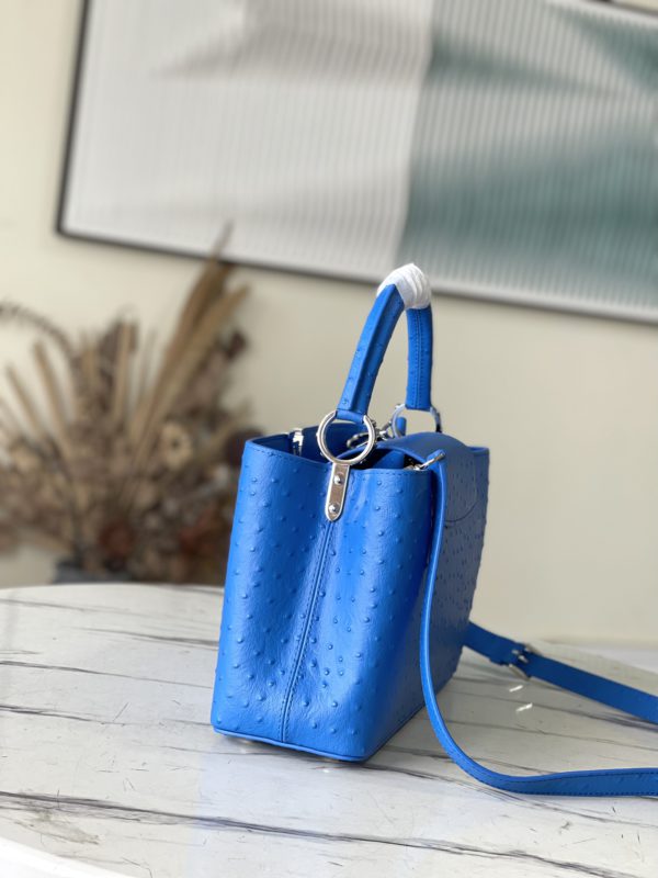 Louis Vuitton Medium-sized Capucines Ostrich Leather Handbag - Image 2