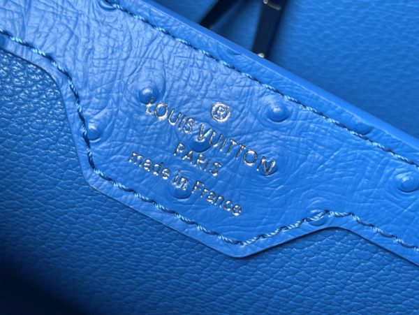 Louis Vuitton Medium-sized Capucines Ostrich Leather Handbag - Image 9