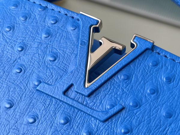 Louis Vuitton Mini Capucines Ostrich Leather Handbag - Image 5