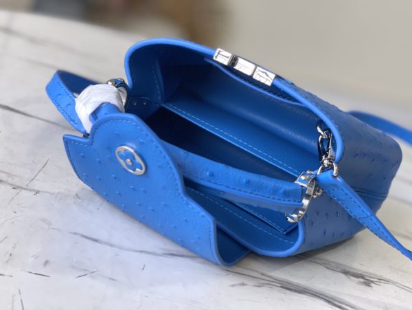 Louis Vuitton Mini Capucines Ostrich Leather Handbag - Image 2