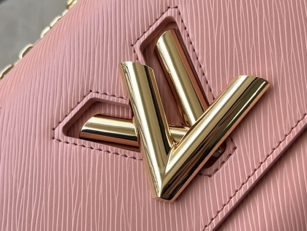 Louis Vuitton Medium-Sized Twist Handbag - Pink - Image 4