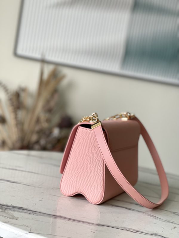 Louis Vuitton Medium-Sized Twist Handbag - Pink - Image 7