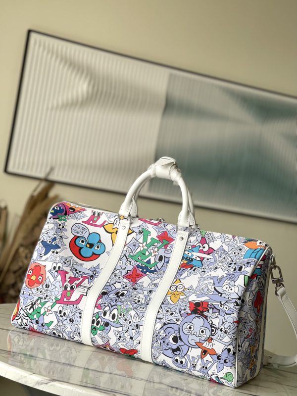 Louis Vuitton KEEPALL BANDOULIÈRE 50 Travel Bag - Image 9