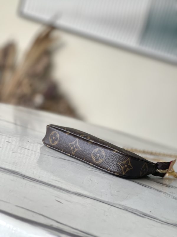 Louis Vuitton Mini Pochette Chain Handbag - Image 2