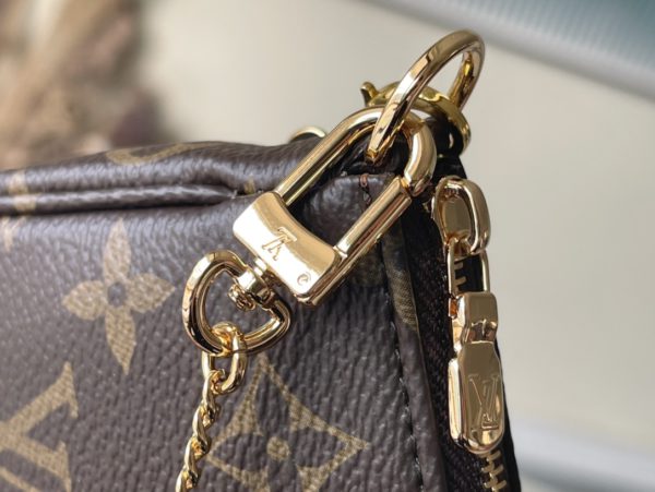 Louis Vuitton Mini Pochette Chain Handbag - Image 3