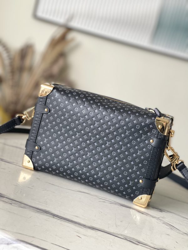 Louis Vuitton Full Leather Bag - Black - Image 5