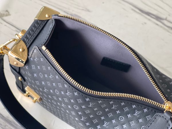 Louis Vuitton Full Suitcase Leather Bag - Black - Image 4