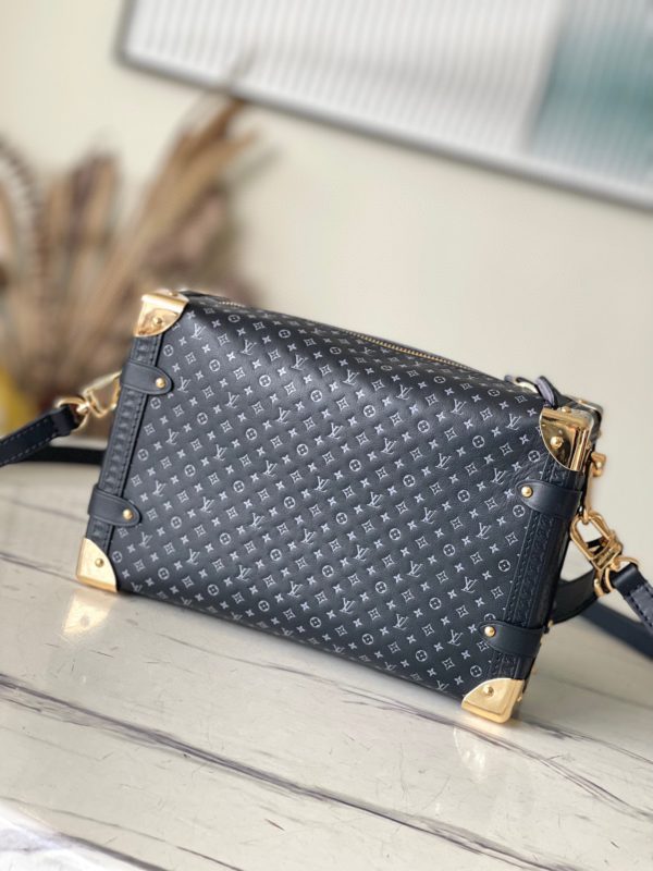 Louis Vuitton Full Suitcase Leather Bag - Black - Image 6