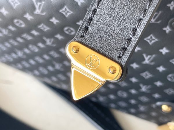 Louis Vuitton Full Suitcase Leather Bag - Black - Image 8