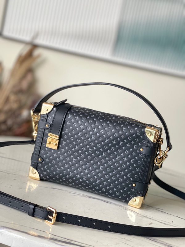 Louis Vuitton Full Suitcase Leather Bag - Black