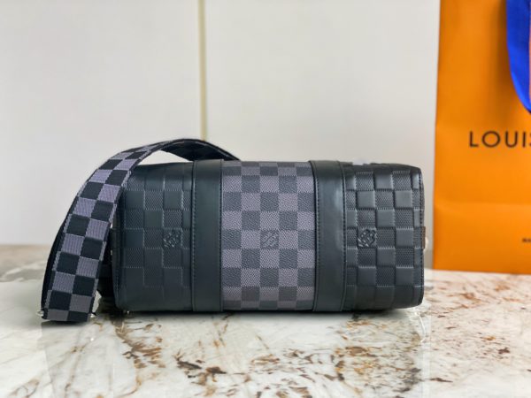 Louis Vuitton CITY KEEPALL Handbag - Black - Image 3