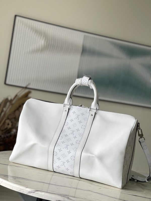Louis Vuitton Keepall 50 Bandoulière Travel Bag - Image 3