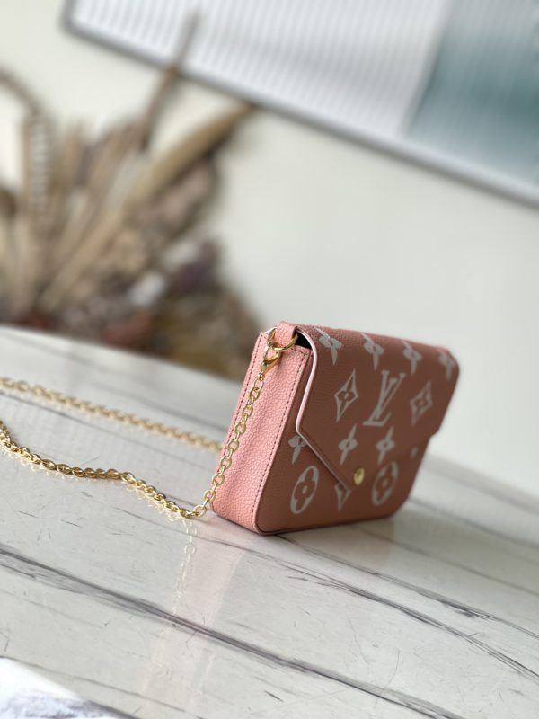 Louis Vuitton Pochette Félicie Chain Bag - Pink - Image 8